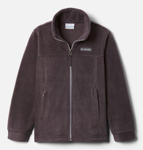 Columbia Steens Mountain II Fleece Jacket Purple Grey For Boys NZ3217 New Zealand